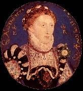 Portrait MIniature of Elizabeth I Nicholas Hilliard
